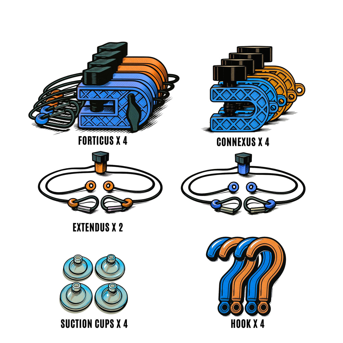 The Deluxe Fort Kit - 18 Piece Set