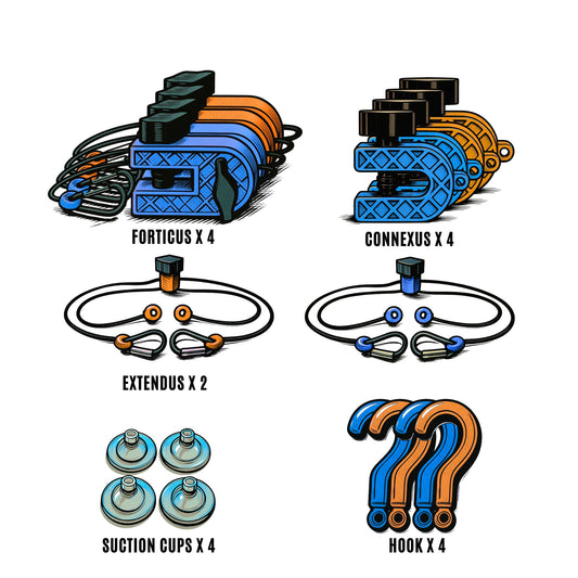 The Deluxe Fort Kit - 18 Piece Set